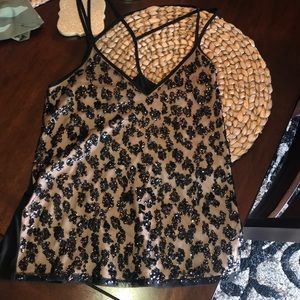 Women’s Express sequin tank xs NWOT